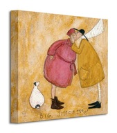 Sam Toft Kiss Maľba na plátne 30x30 cm