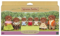 Rodina čokoládových labradorov Sylvanian Families 5730