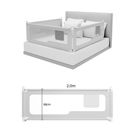 BEZPEČNOSTNÁ ZÁBRAŇKA NA POSTEĽ 200 cm