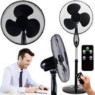 Ventilátor podlahový, ventilátor stojaci, VÝKONNÝ + diaľkové ovládanie