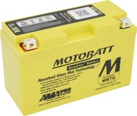 MOTOROVÁ BATÉRIA. 12V 6,5AH/100A L+ (VEĽKOSŤ: MOTOBATT BATTERY QUADFLEX MB7U