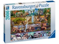 RAVENSBURGER Puzzle Svet zvierat 2000 dielikov