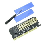 Adaptér M.2 NVMe na PCIe x4 x8 x16 SSD