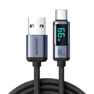 JOYROOM USB C - USB A KÁBEL 1,2m LED DISPLEJ