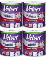 Velvet Towel Super Strong Turbo, sada 4 ks