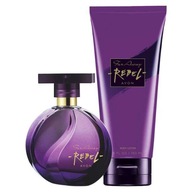 AVON DARČEKOVÝ SÚPRAVA VODA ĎALEKA REBEL 50 ML + MLIEKO