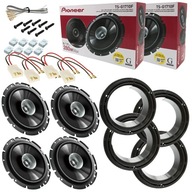 4 VÝKONNÉ AUTO REPRODUKTORY PIONEER pre Fiat Sedici Opel Agila PREDNÉ + ZADNÉ