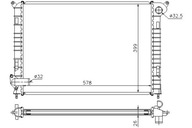 CHLADIČ MOTORA MINI (R50 R53) (R52) 1.6 06.01-0