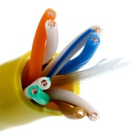 Molex Ethernet kábel UTP kat.5e žltý LSZH 50m