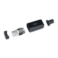 ČIERNA ZÁSTRČKA MICRO USB MICROUSB 5PIN