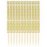 12ks Bling Candy Apple Bamboo Sticks Kar