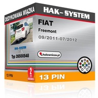 Dedikovaný FIAT Freemont 09/2011+ 13-kolíkový postroj