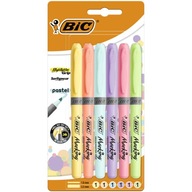 ZVÝRAZŇOVAČ GRIP PASTEL MIX BIC BLISTER 6KS