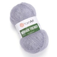 Priadza YarnArt MOHAIR TRENDY šedá 113