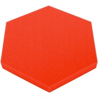 Akustický nástenný panel Hexagon, vodný melón, 5 cm