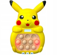 POP IT PIKACHU POKEMON KONZOLA ANTISTRESOVÁ ELEKTRONICKÁ HRA 80 ÚROVNÍ