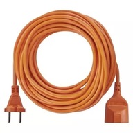 Predlžovací kábel 10 m / 1 zásuvka oranžová / 1 mm2