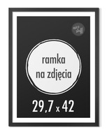 Fotorámik 29,7x42 A3 čierny rám 29,7x42 čierny rám 42x29,7