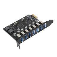 Adaptér ovládača PCI-E karta 1x na 7x USB 3.0