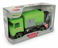 Smetiarske auto WADER Green Middle Truck v krabici