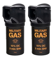 Paprikový sprej Military Gas 50 ml kornút 15% 2 ks