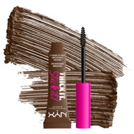 Dlhotrvajúca gélová maskara na obočie NYX PM Thick It Stick It 06 Brunette