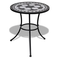 BISTRO TABLE čiernobiela mozaika 60 cm