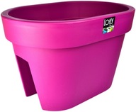 Balkónový kvetináč na balustrádu LOFLY Fuchsia