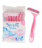 GILLETTE SIMPLY VENUS PINK DÁMSKY holiaci strojček ALOES 12 KS SADA