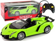 Diaľkovo ovládané športové auto R/C 1:18 zelené