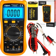 MULTIMETER DIGITÁLNY PRÚDU LCD TEPLOMER 6F22ND UNIVERZÁLNY TESTER