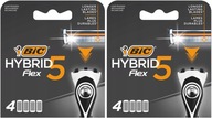 Bic Hybrid 5 Flex Razor vložky 8 ks