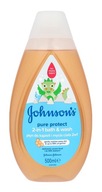 Johnson`s Baby Pure Protect Tekutý kúpeľ do kúpeľa 2v1 d