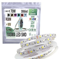 LED pás 5050 300 LED IP20 5m - RGBW Teplý Studený