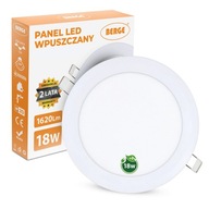 LED panelový stropný 18W okrúhly zapustený P/T CCD