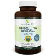 Havajská Spirulina 500 mg Medverita 100 kapsúl