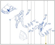 Renault OE 8200183752 KRYT PEDÁLU SPOJKY
