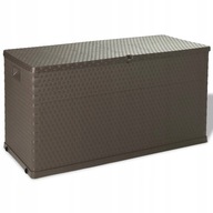 ZÁHRADNÝ BOX HNEDÝ, 120X56X63CM RATTAN S GRP