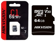 HIKVISION SDXC 92Mbps 64GB microSD pamäťová karta pre fotoaparáty