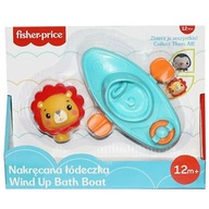 Naťahovacia hračka do člna + figúrka leva Fisher-Price