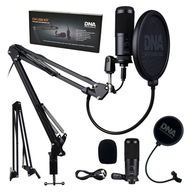 KONDENZÁTOROVÝ MIKROFÓN DNA CM USB KIT MEGA SET