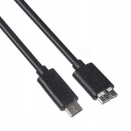 MCV KÁBEL 1m pre USB 3.1 TYPE-C disk - micro USB 3.0