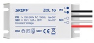 NAPÁJACÍ ZDROJ PRE SVIETIDLÁ SKOFF ZOL16-10 VDC 16W