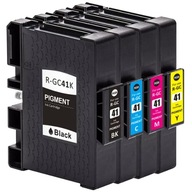 Gélový atrament pre Ricoh GC41K CMY sada 4 ks