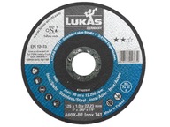Lukas disky 125x1 inox 25 kusov