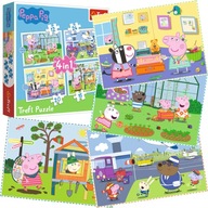 4V1 PUZZLE PEPPA PIG SPOMIENKY NA DOVOLENKU