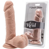 ZÍSKAJTE SKUTOČNÝ Dildo-KOHÚT 7 INCH S GUĽAMI MÄSO 18CM