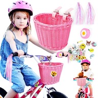 KOŠÍK NA BICYKEL NA RIADITEĽKY BARBIE BELL RUŽOVÝ PRE DIEVČATKO ==