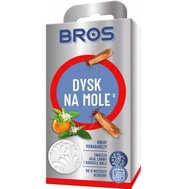 Bros disk na oblečenie mole pomarančový kvet