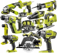 RYOBI SADA 11 NÁRADÍ 18V COMBO 2x5Ah 2Ah TAŠKA